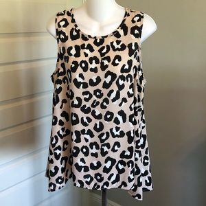 New Adrienne Leopard Print Tops